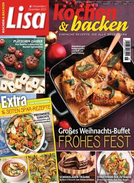 Lisa Kochen & Backen – November-Dezember 2025 Cover