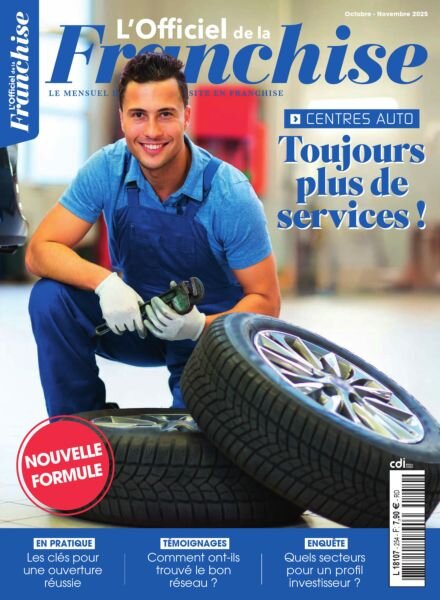 L’Officiel de la Franchise – Octobre-Novembre 2025 Cover