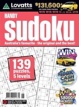 Lovatts Handy Sudoku – Issue 257 2025