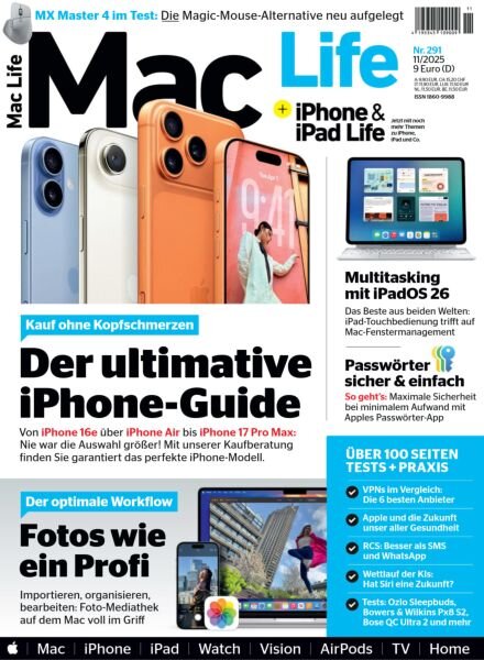 Mac Life Germany – November 2025 Cover