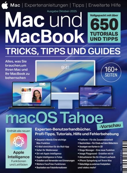 Mac und MacBook Tricks Tipps und Guides – Oktober 2025 Cover