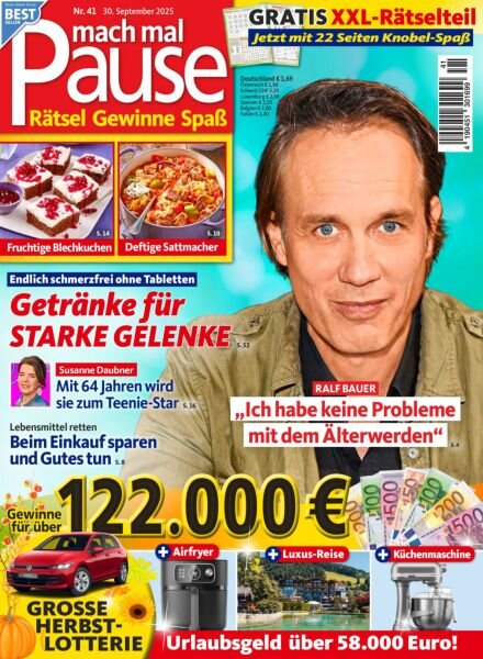 Mach mal Pause – 29 September 2025 Cover