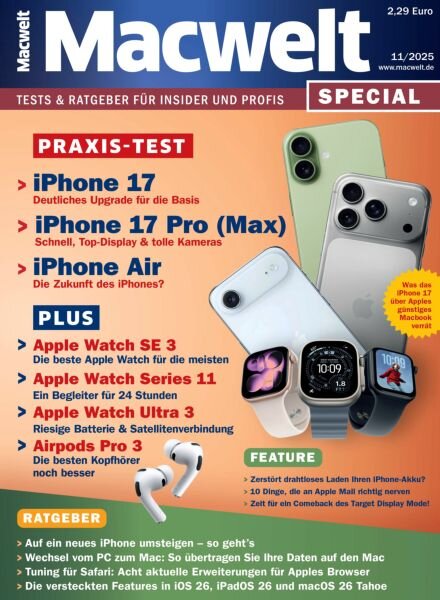 Macwelt Special – November 2025 Cover