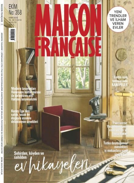 Maison Francaise Turkiye – Ekim 2025 Cover