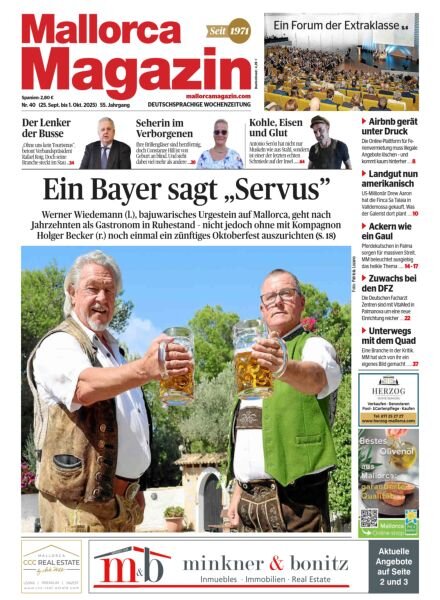 Mallorca Magazin – 25 September 2025 Cover