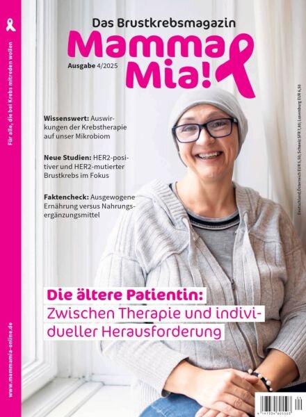 Mamma Mia! Brustkrebsmagazin – Nr 4 2025 Cover