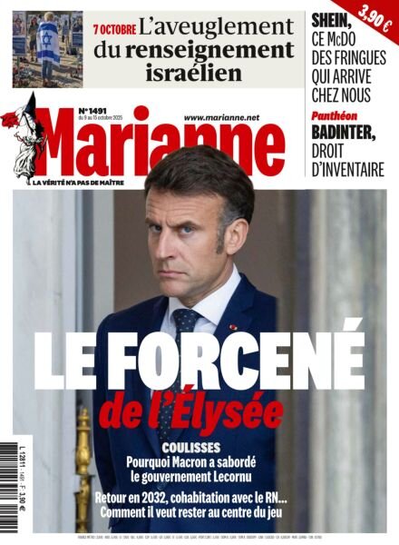 Marianne – 9 Octobre 2025 Cover