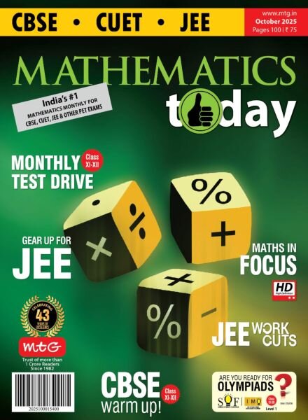 Mathematics Today – October 2025 Cover