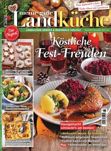 Meine gute Landkuche – November-Dezember 2025 Cover