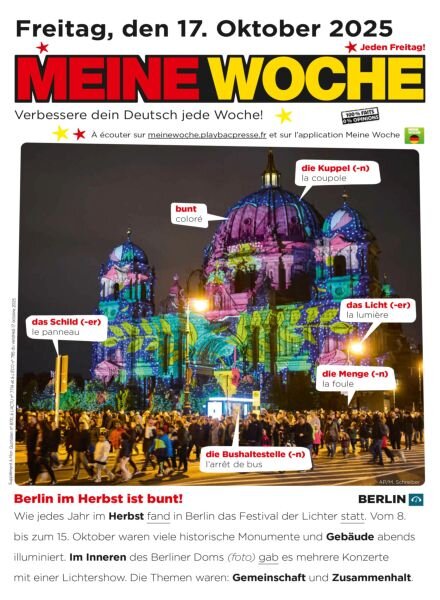 Meine Woche – 16 Oktober 2025 Cover