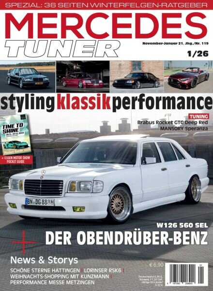Mercedes Tuner – November-Dezember 2025 – Januar 2026 Cover