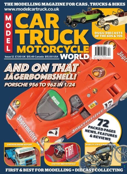 Model Car Truck Motorcycle World – Issue 12 2025 Cover