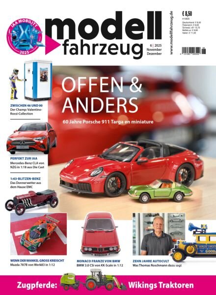 Modell Fahrzeug – November-Dezember 2025 Cover