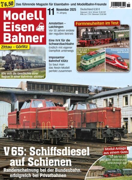ModellEisenBahner – November 2025 Cover