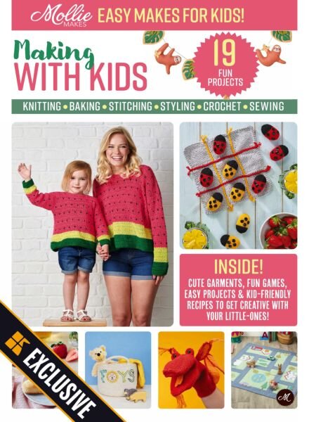Mollie Makes Presents – Making With Kids – October 2025 Cover