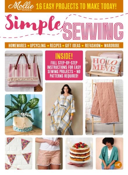 Mollie Makes Presents – Simple Sewing – October 2025 Cover