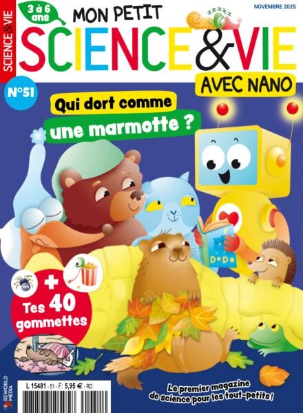 Mon Petit Science & Vie avec Nano – Novembre 2025 Cover