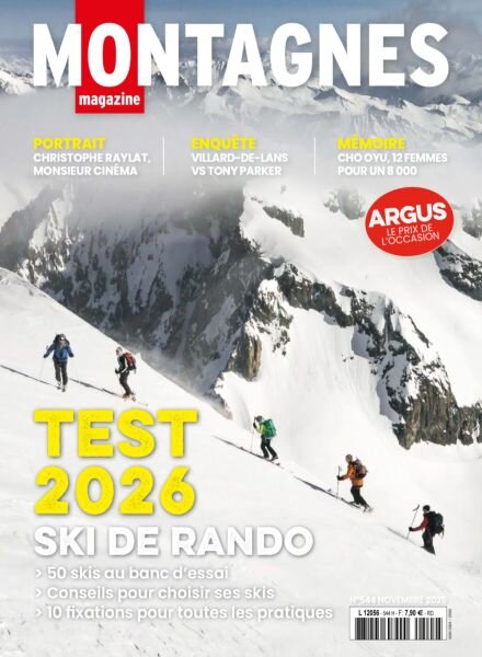 Montagnes Magazine – Novembre 2025 Cover