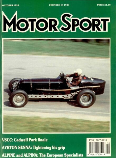 Motor Sport Magazine – October 1990 Cover