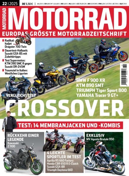 Motorrad – 9 Oktober 2025 Cover