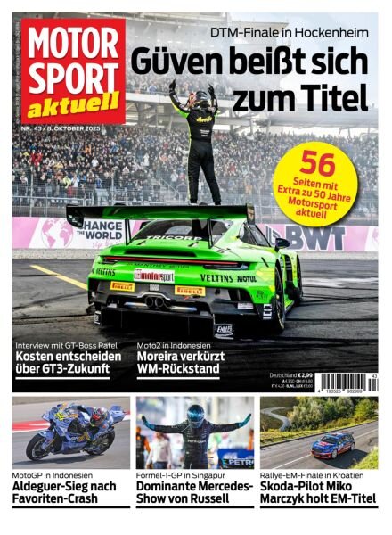 Motorsport aktuell – 7 Oktober 2025.pdf Cover