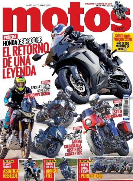 Motos 2000 – Octubre 2025 Cover