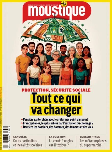 Moustique Magazine – 17 Septembre 2025 Cover
