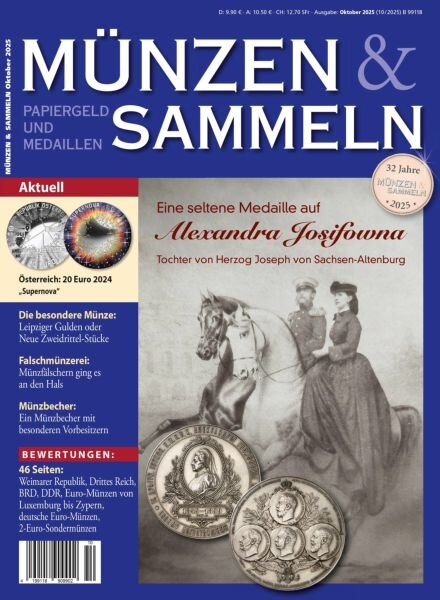 Munzen & Sammeln – Oktober 2025 Cover