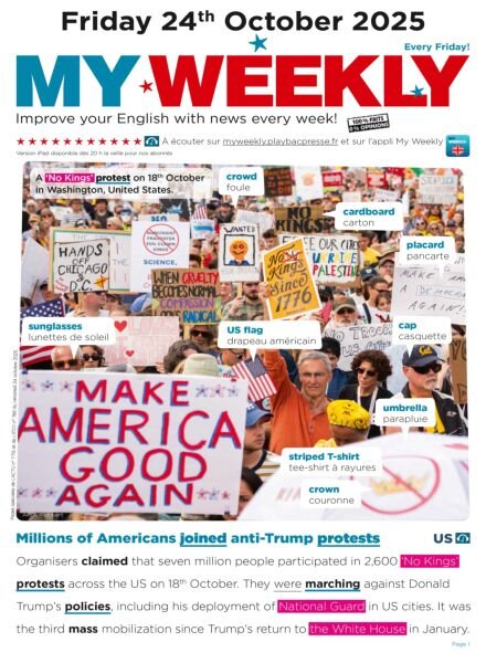 My Weekly fr – 24 Octobre 2025 Cover