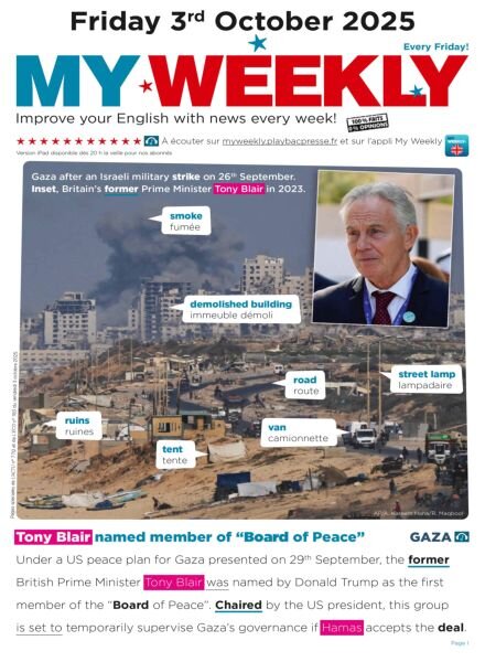 My Weekly fr – 3 Octobre 2025 Cover