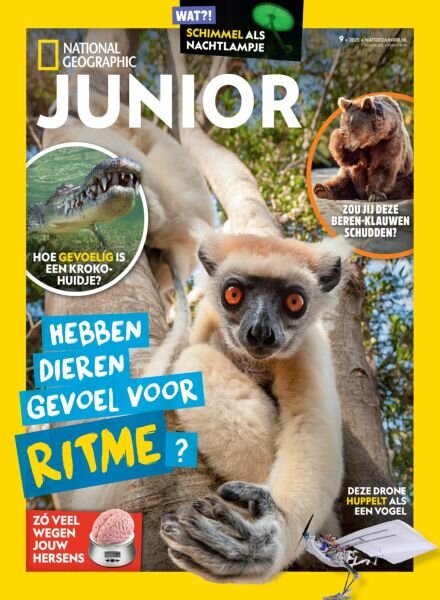 National Geographic Junior Nederland – Oktober 2025 Cover