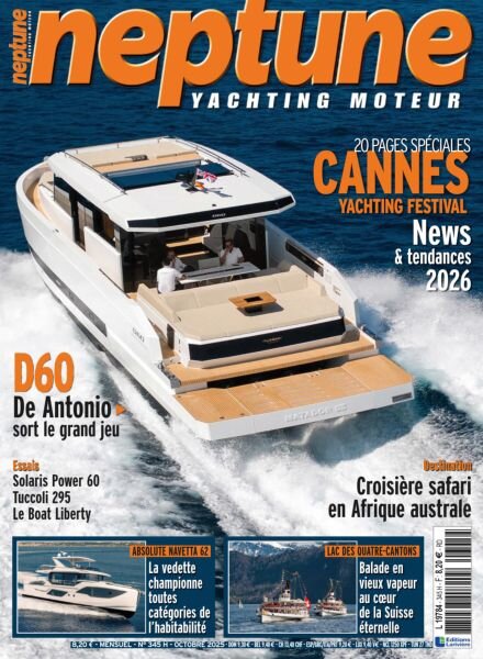 Neptune Yachting Moteur – Octobre 2025 Cover