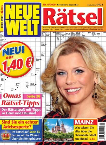 Neue Welt Ratsel – November-Dezember 2025 Cover