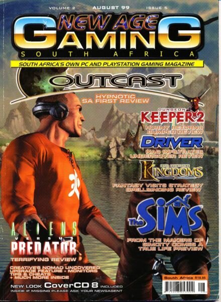 New Age Gaming – August 1999 Cover