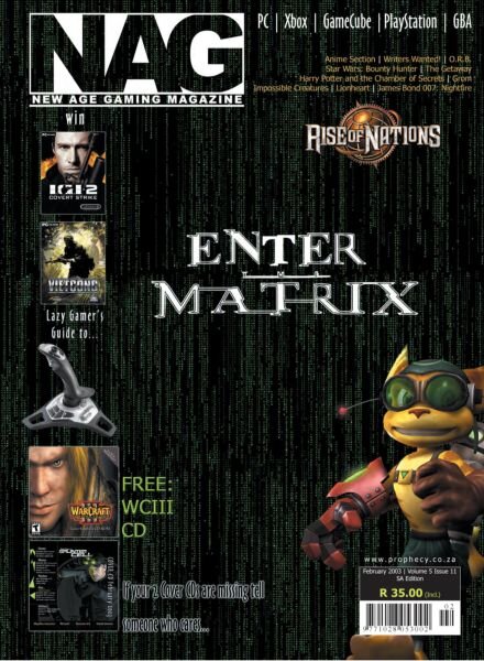 New Age Gaming – February 2003 Cover