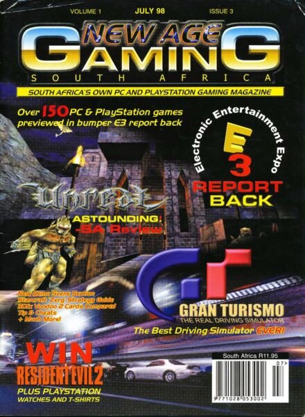 New Age Gaming – July 1998 Cover