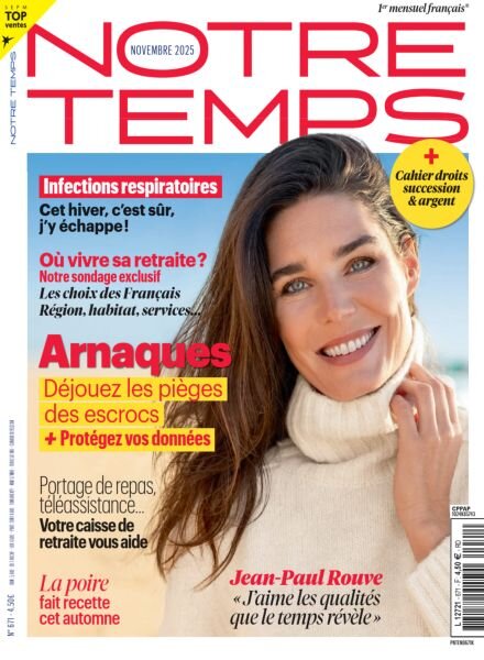 Notre Temps – Novembre 2025 Cover