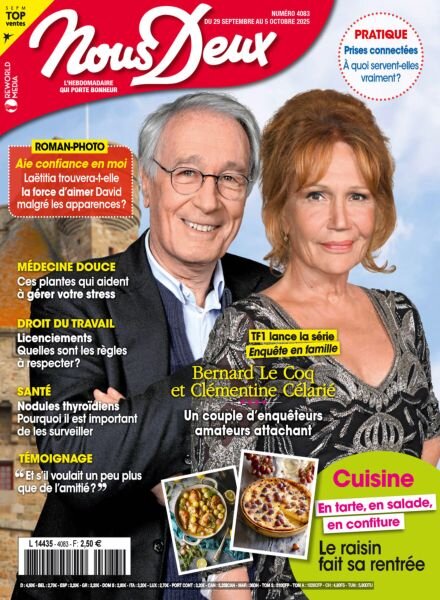 Nous Deux – 29 Septembre 2025 Cover