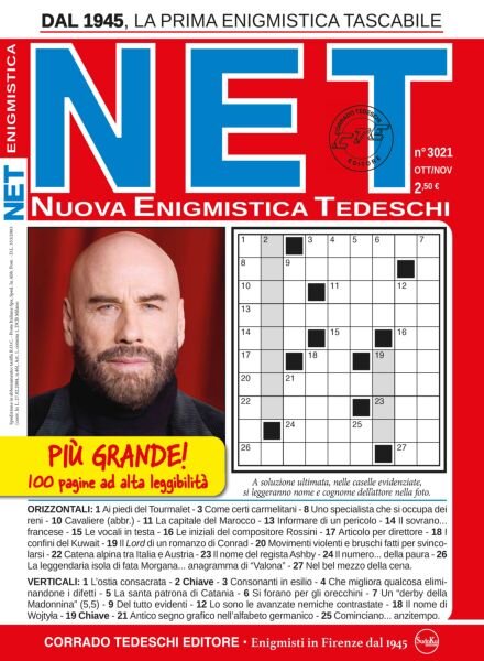Nuova Enigmistica Tascabile – Ottobre-Novembre 2025 Cover