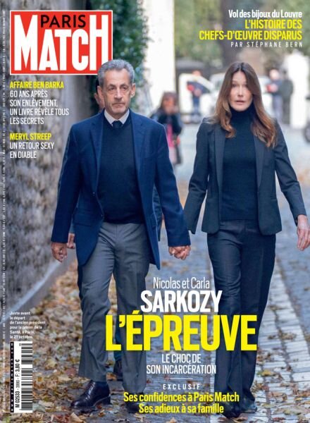 Paris Match – 23 Octobre 2025 Cover
