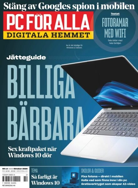 PC for Alla – 9 Oktober 2025 Cover