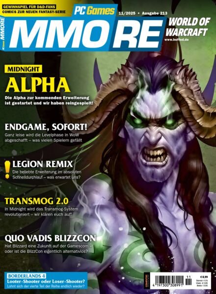 PC Games MMORE – November 2025 Cover