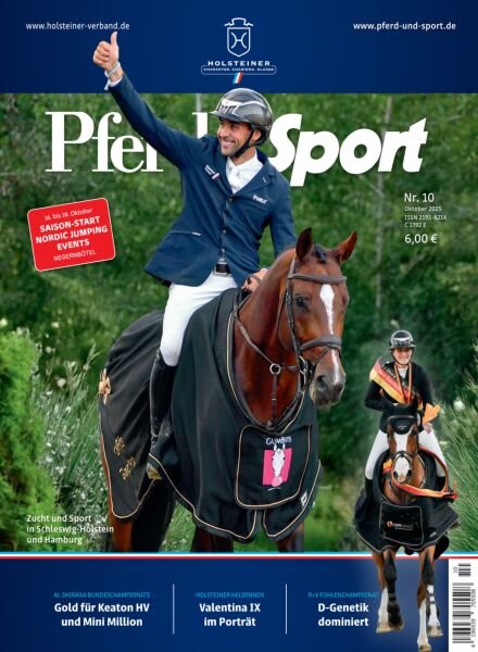 Pferd + Sport Holsteiner – Oktober 2025 Cover