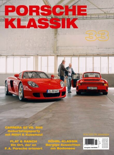 Porsche Klassik – Oktober 2025 Cover