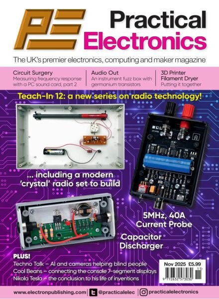 Practical Electronics – November 2025 Cover