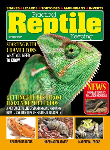 Practical Reptile Keeping – September 2025 Cover