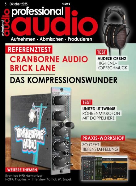 Professional Audio – Oktober 2025 Cover