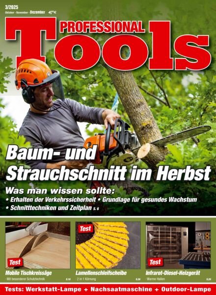 Professional Tools – Oktober-November-Dezember 2025 Cover