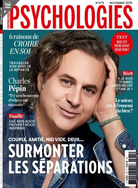 Psychologies France – Novembre 2025 Cover