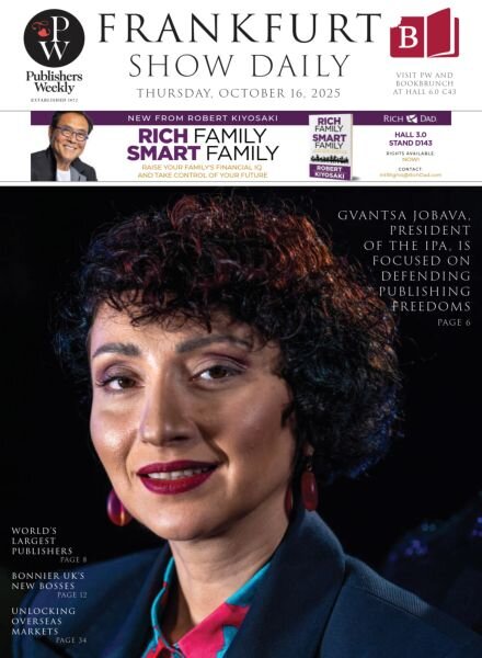 Publishers Weekly – Frankfurt Show Daily Day 2 – October 16 2025 Cover